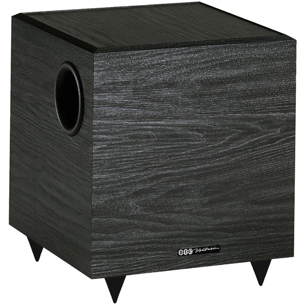 Bic America Down-Firing 8" 100W Powered Subwoofer for Home Theater and Music V80